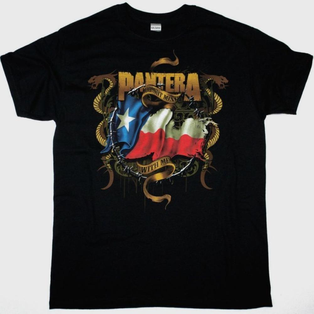 Pantera Do Not Mess With Me Metal Band Graphic Black T Shirt